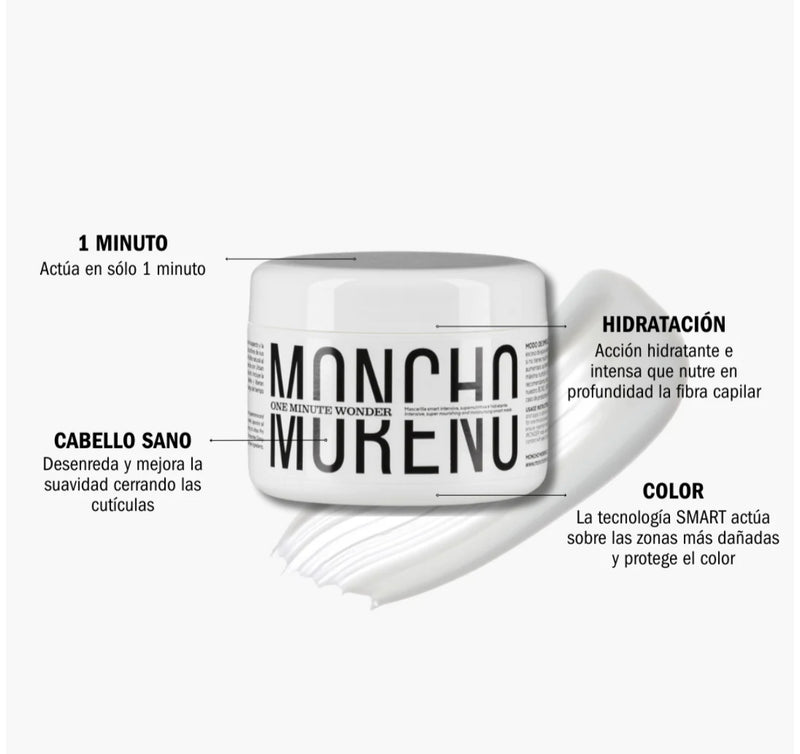 MONCHO MORENO ONE MINUTE WONDER MASCARILLA 250ml