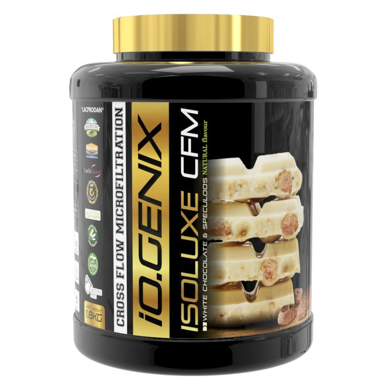 IO GENIX ISOLUXE WHITE CHOCOLATE &SPECULOOS 900G