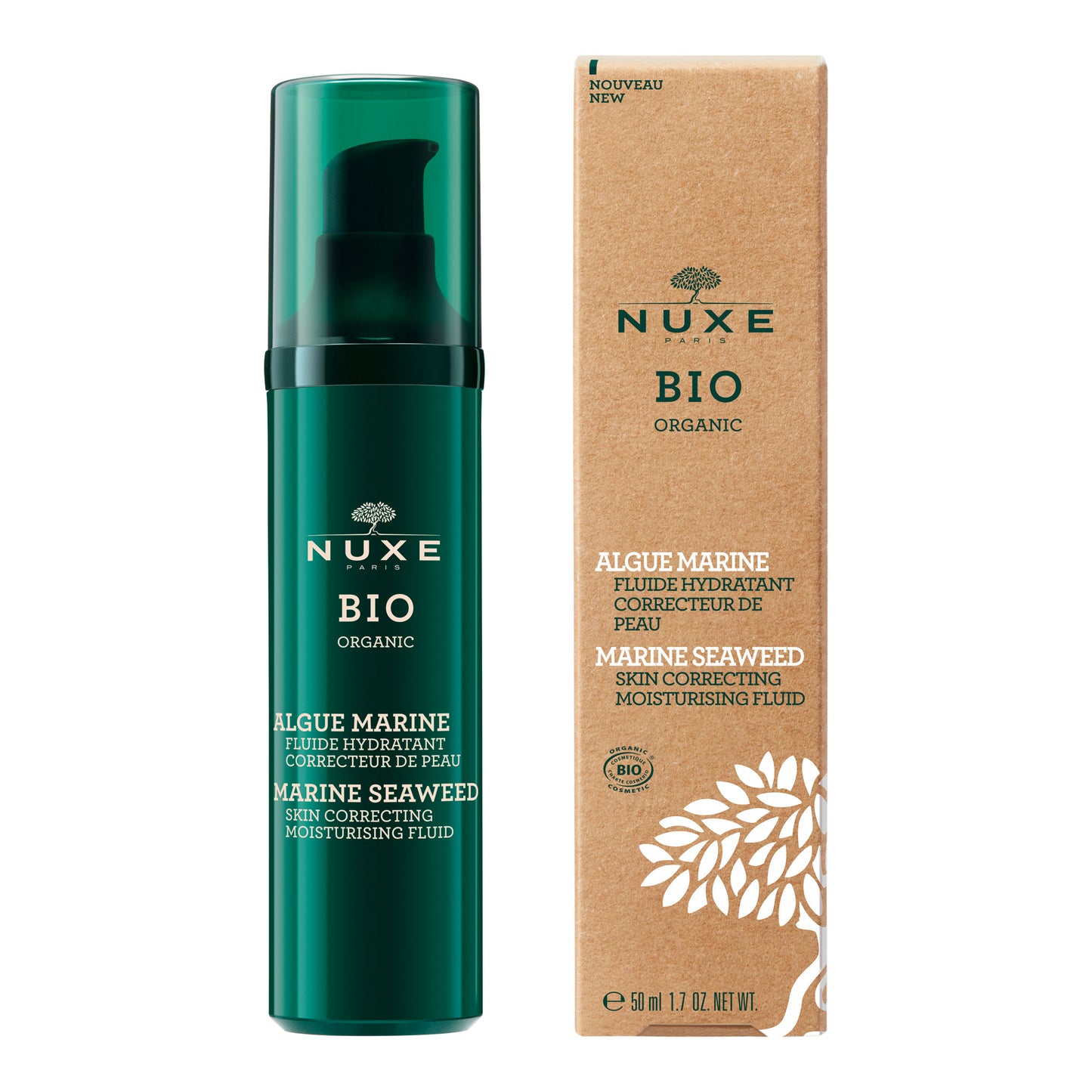 NUXE BIO ORGANIC FLUIDO HIDRATANTE CORRECTOR DE LA PIEL 50ML