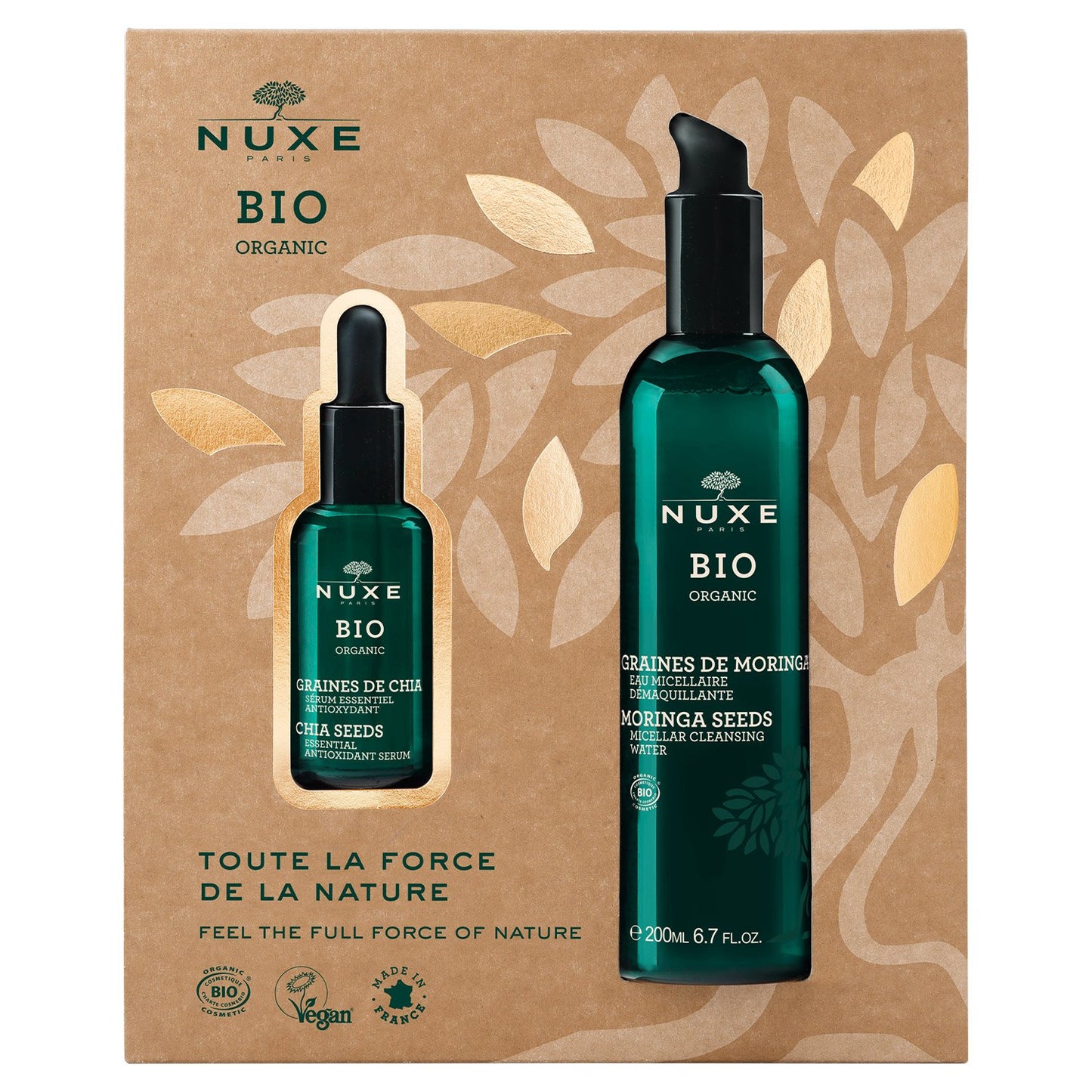 NUXE COFRE BIO ORGANIC SERUM + AGUA MICELAR