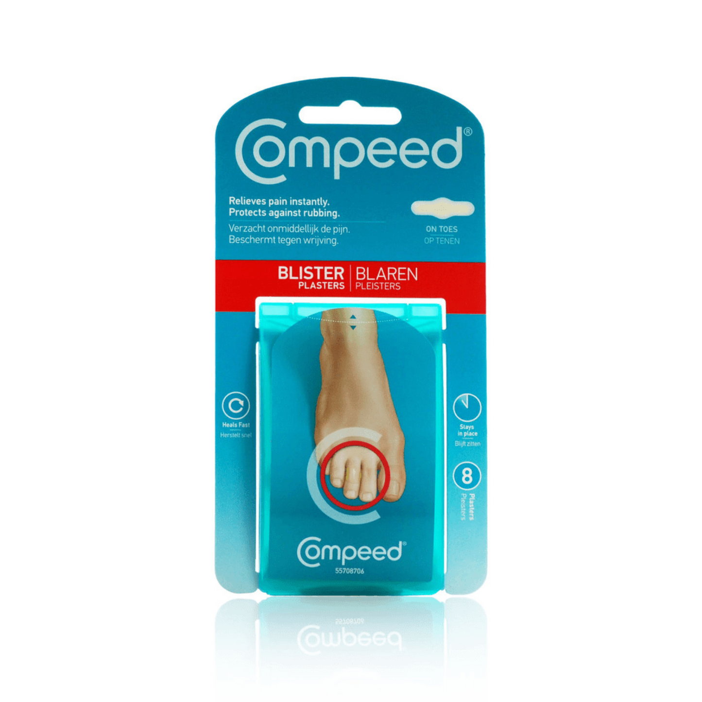 COMPEED AMPOLLAS DEDOS DE LOS PIES 8 UNIDADES