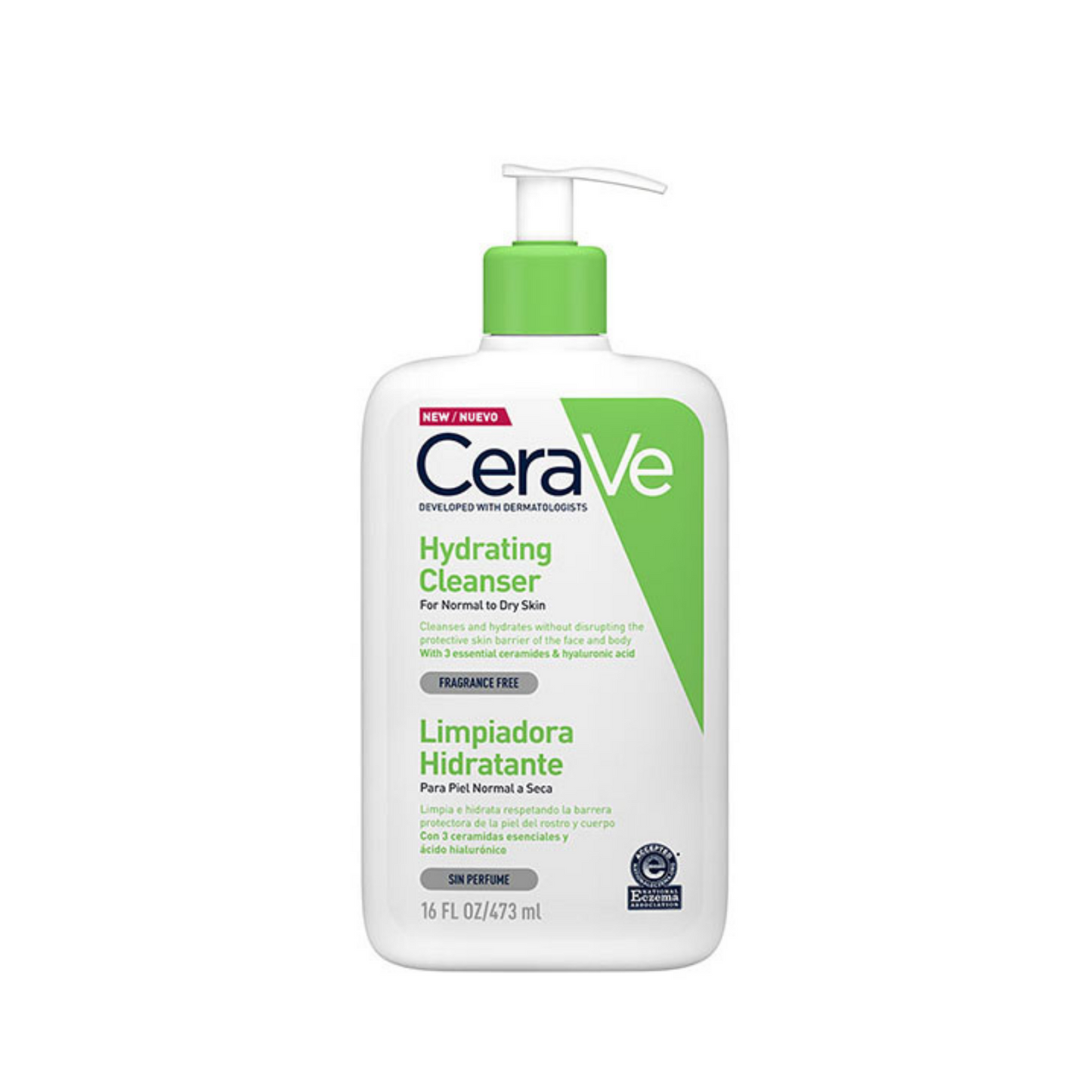 LIMPIADORA HIDRATANTE PIEL NORMA A SECA CERAVE 473 ML