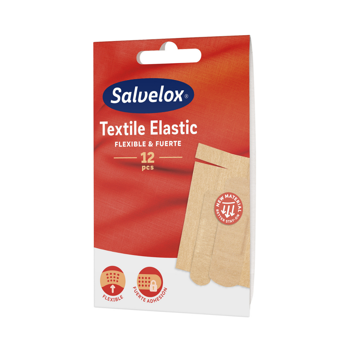 TIRITAS TEXTILE ELASTIC SALVELOX 12 PIEZAS