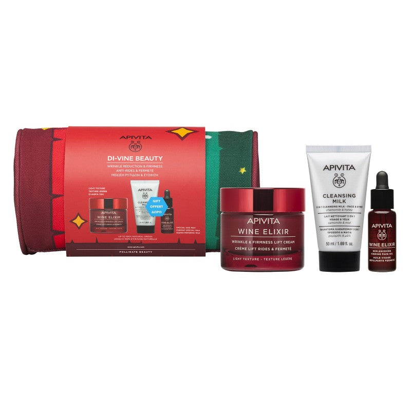 APIVITA DI-VINE BEAUTY WINE ELIXIR CREMA LIGERA PACK