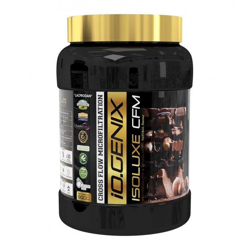 IO GENIX ISOLUXE CHOCOLATE & HAZELNUTS 900g