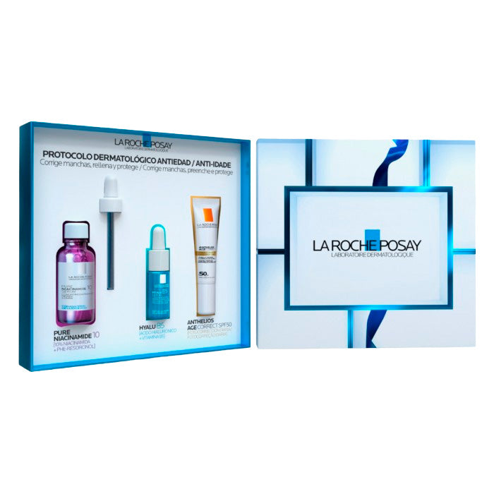 PACK NIACINAMIDA LA ROCHE POSAY +HYALU B5 + AGE CORRECT 15ml
