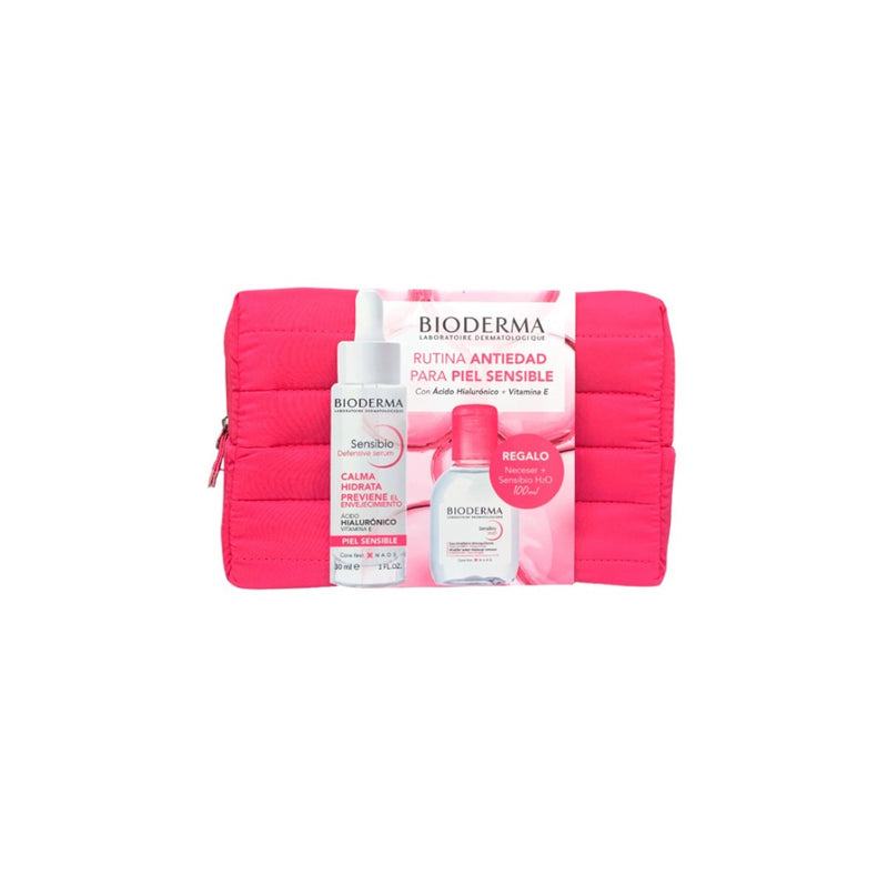 Neceser Bioderma sensibio serum + agua micelar 100ml
