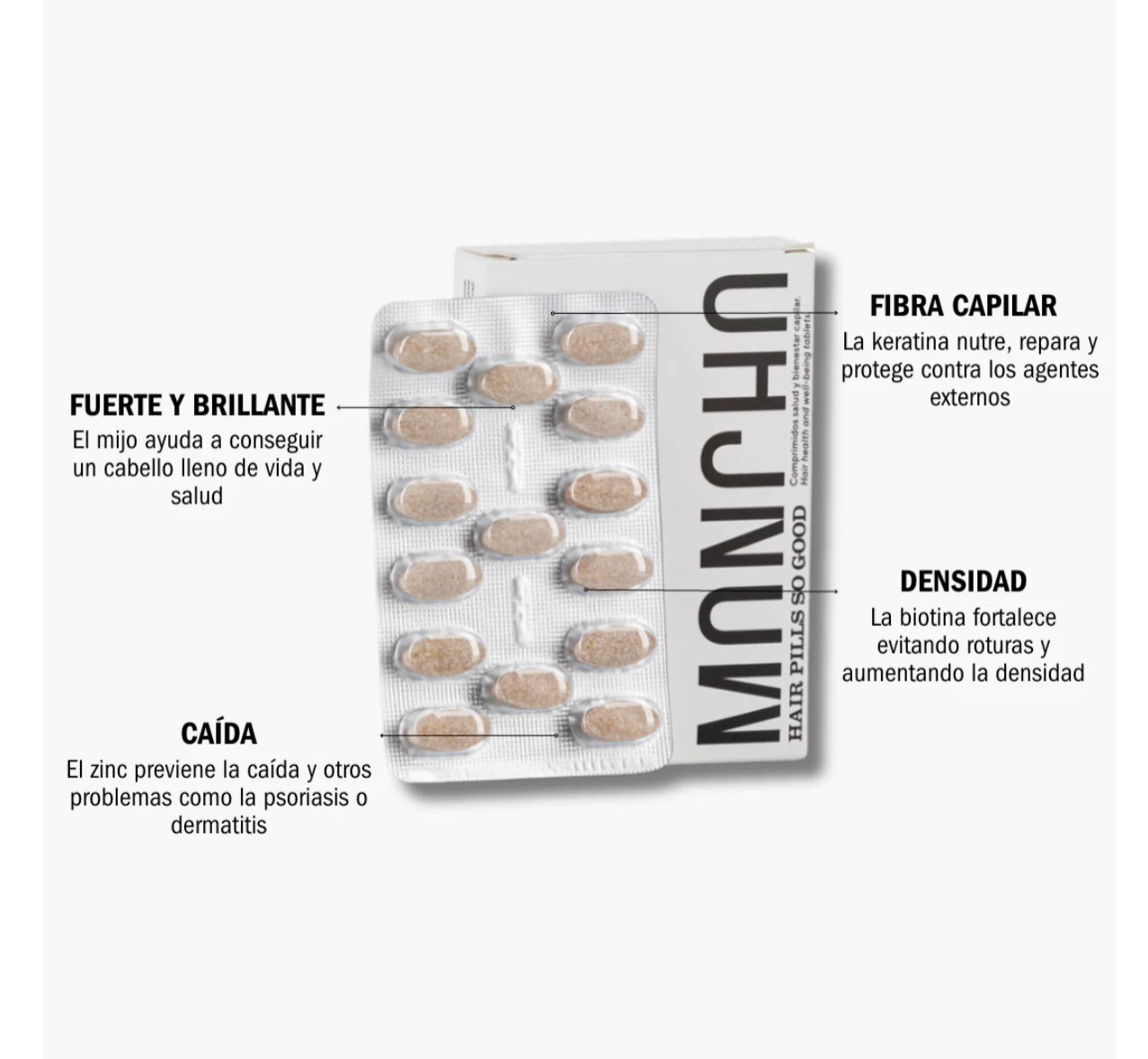 MONCHO MORENO HAIR PILLS SO GOOD L021 30uds