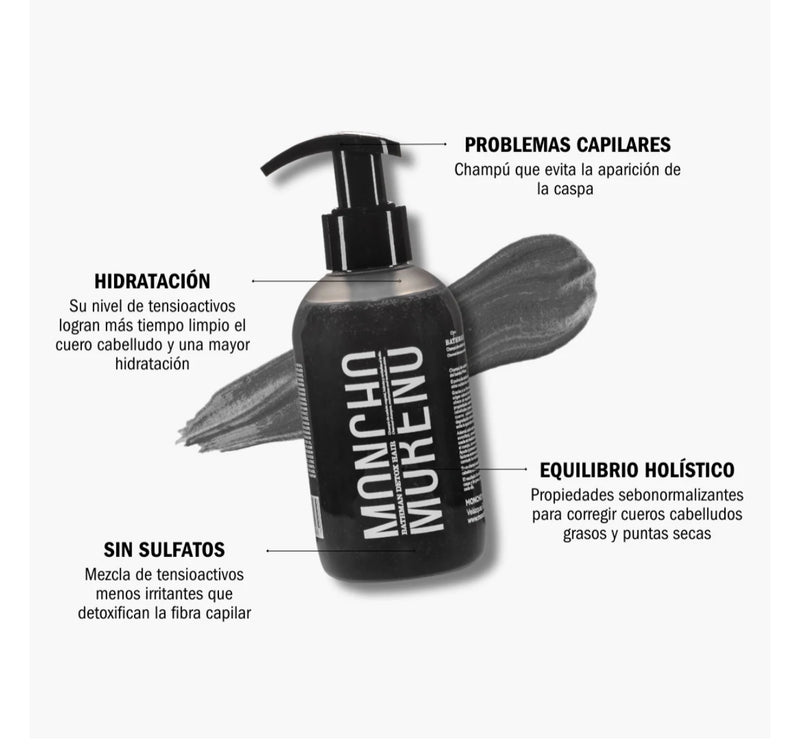 MONCHO MORENO BATHMAN DETOX HAIR 250ml