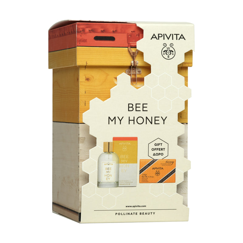 COFRE ESPECIAL BEE MY HONEY : FRAGANCIA 100ML + JABÓN DE REGALO APIVITA 125G