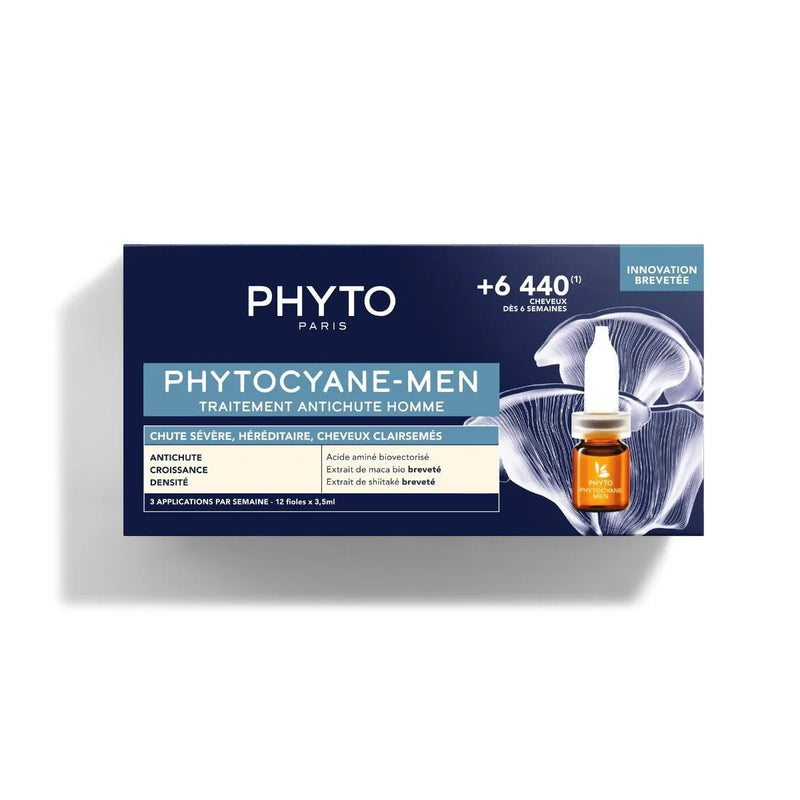 PHYTO AMPOLLAS ANTICAIDA HOMBRE 12 AMP X 3,5ML