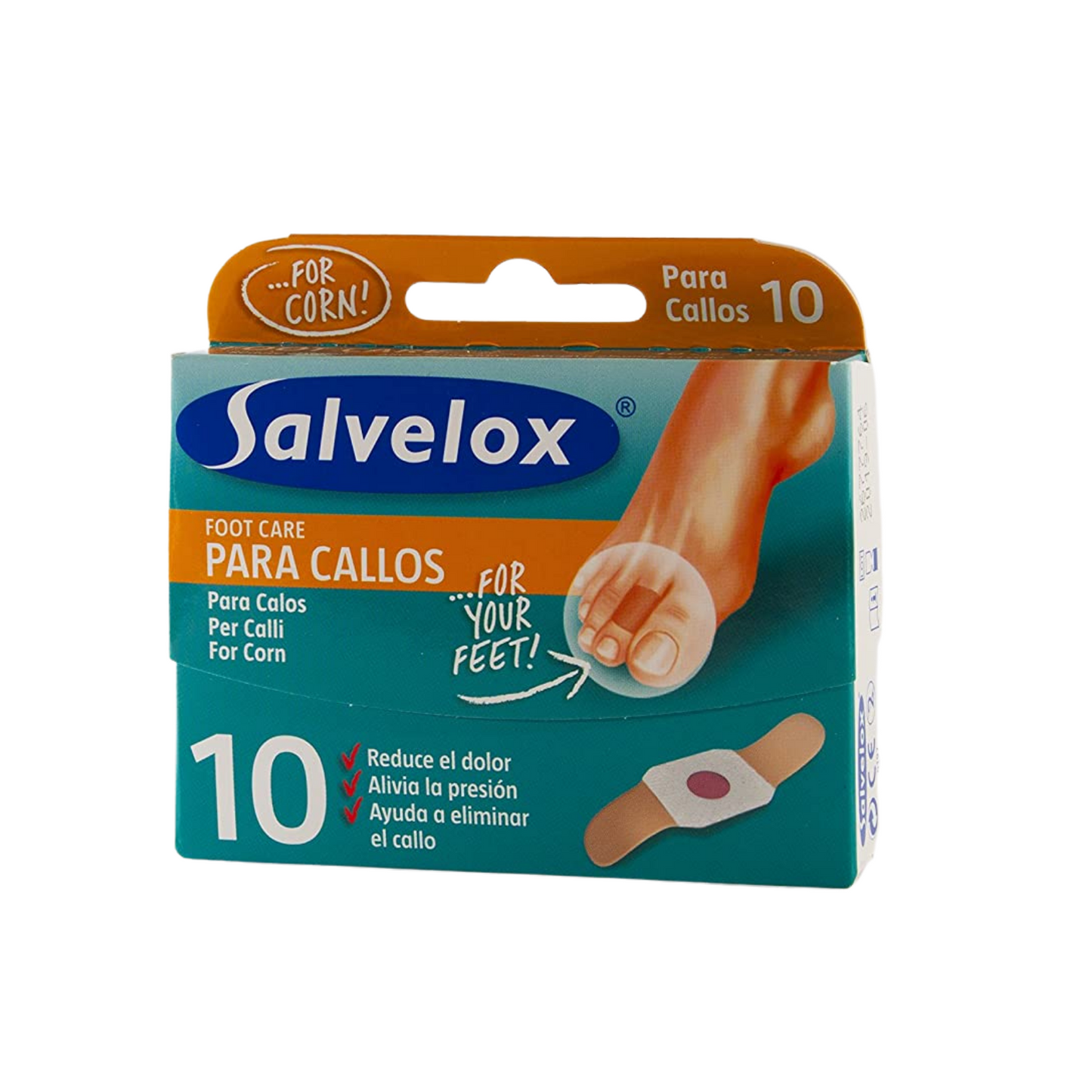 APÓSITO PARA CALLOS SALVELOX 10 PIEZAS