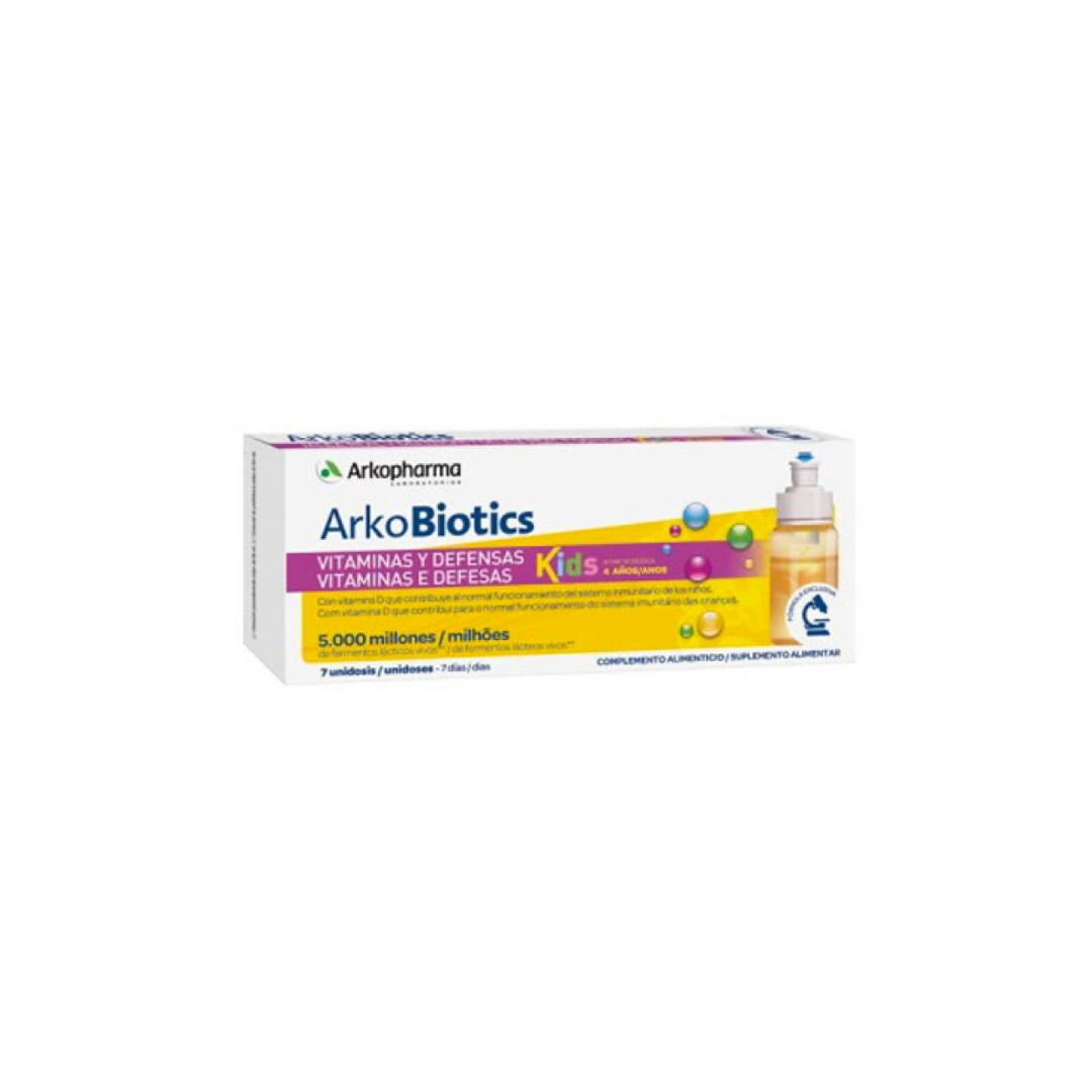 ARKOBIOTICS VITAMINAS Y DEFENSAS KIDS 7 UNIDOSIS