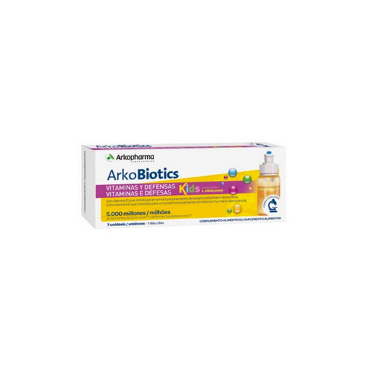ARKOBIOTICS VITAMINAS Y DEFENSAS KIDS 7 UNIDOSIS