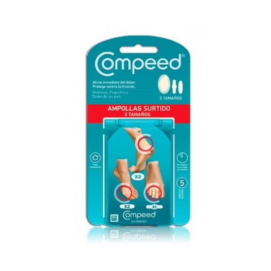 COMPEED AMPOLLAS SURTIDO 5 UNIDADES