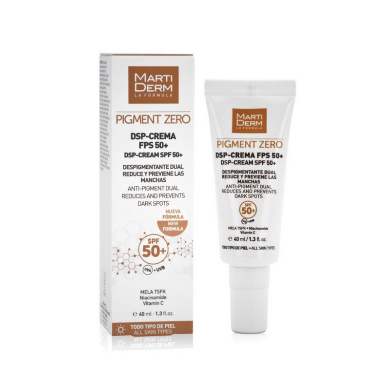 CREMA DÍA DESPIGMENTANTE SPF 50+ PIGMENT ZERO MARTIDERM 40 ML