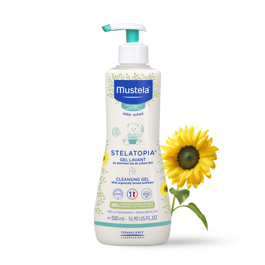 GEL DE BAÑO BEBÉ STELATOPIA MUSTELA 500 ML