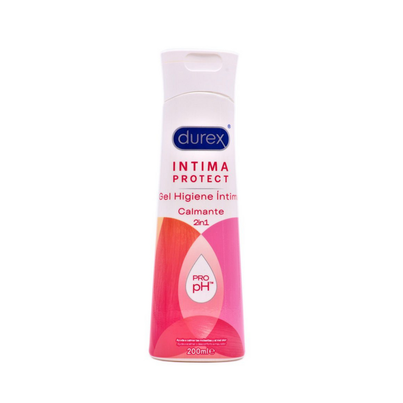 GEL HIGIENE ÍNTIMA CALMANTE 2 EN 1 INTIMA PROTECT DUREX 200 ML