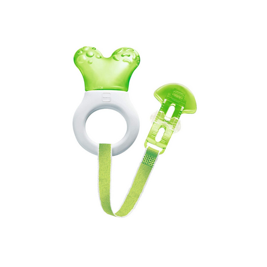 MORDEDOR PEQUEÑO CON CLIP BITE & RELAX MUM VERDE