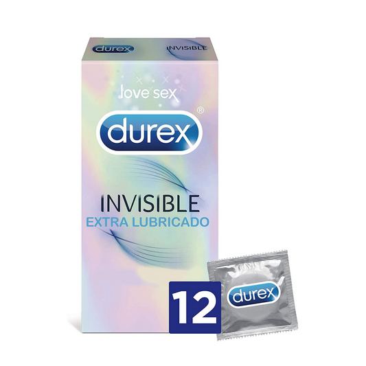 PRESERVATIVOS INVISIBLE DUREX 12 UNIDADES