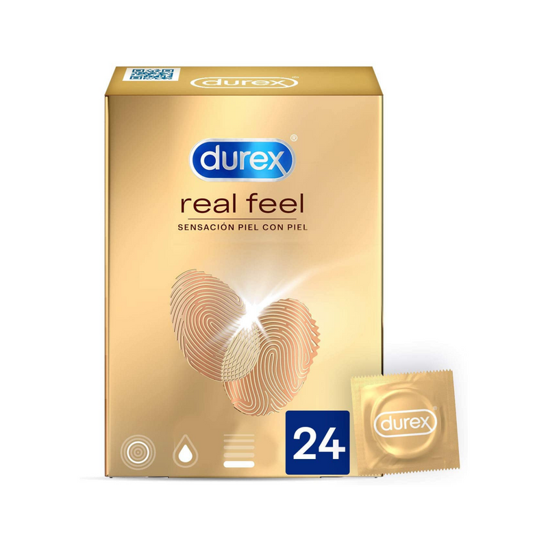 PRESERVATIVOS REAL FEEL DUREX 12 UNIDADES