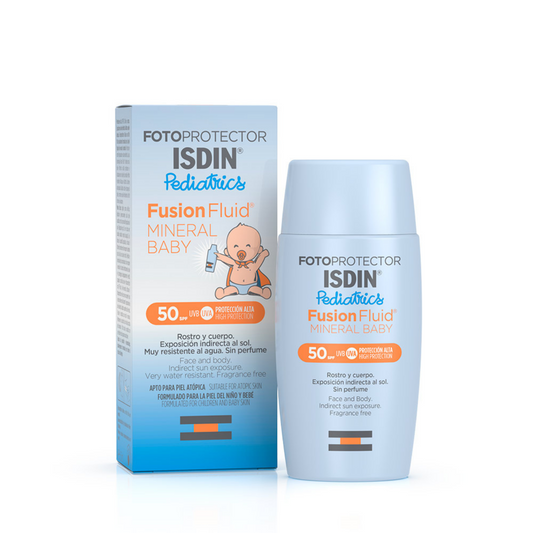 PROTECTOR SOLAR PEDIÁTRICO MINERAL BABY SPF 50 FUSION FLUID ISDIN 50 ML