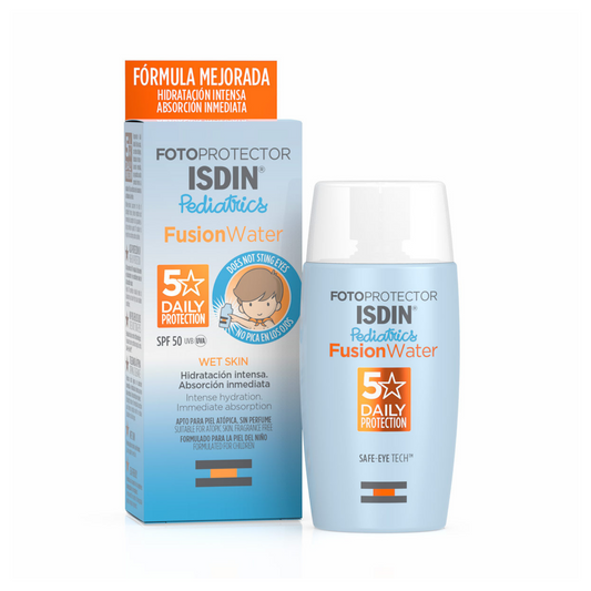 PROTECTOR SOLAR PEDIÁTRICO SPF 50 FUSION WATER ISDIN 50 ML