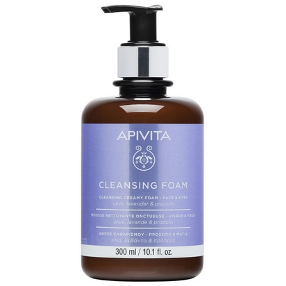 APIVITA CREMA ESPUMA LIMPIADORA ROSTRO & OJOS 300ML