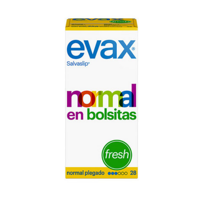 SALVASLIP NORMAL PLEGADO EVAX 28 UNIDADES