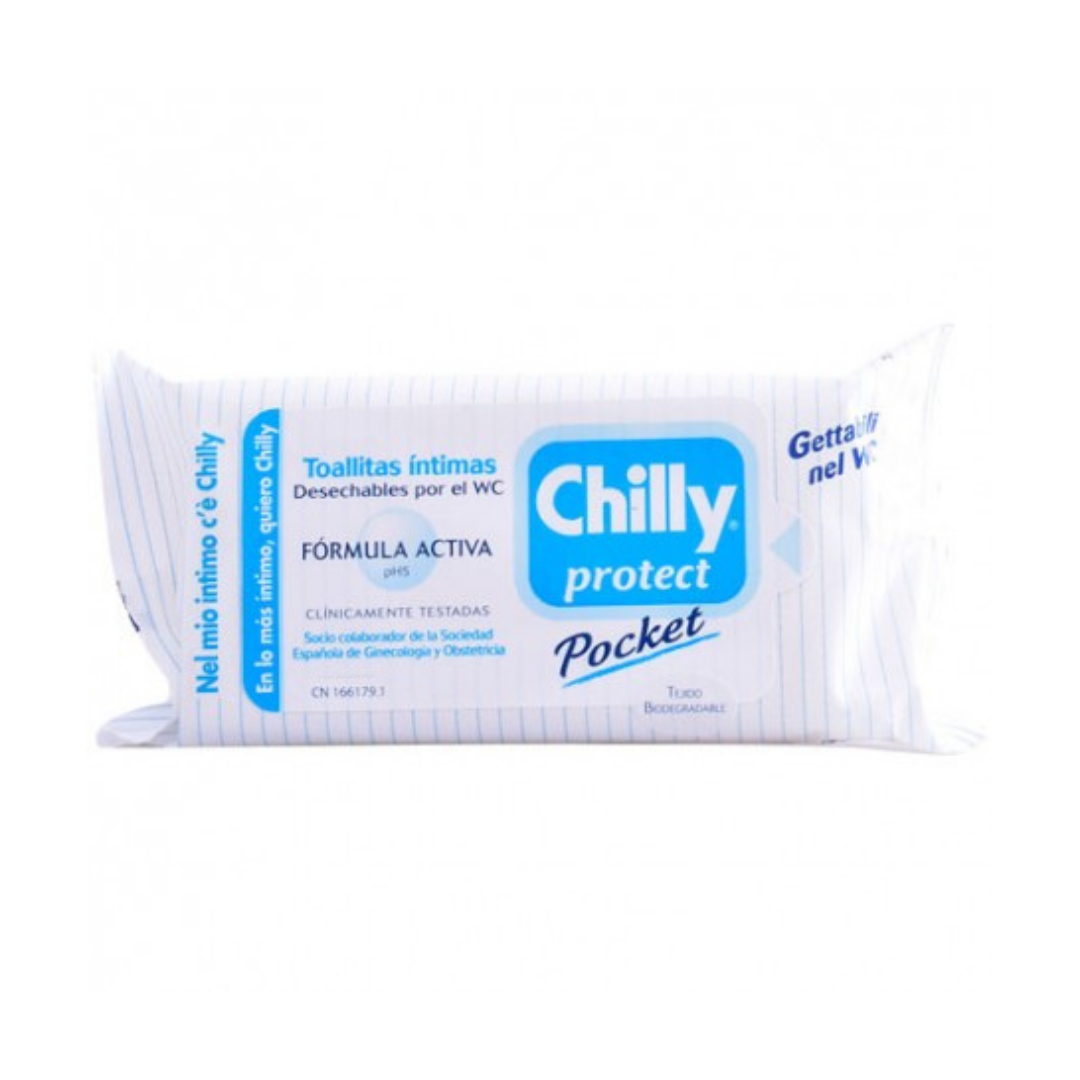 TOALLITAS ÍNTIMAS PROTECT FÓRMULA ACTIVA CHILLY PROTECT POCKET