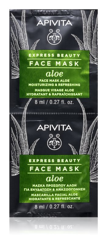 MASCARILLA FACIAL HIDRATANTE Y REFRESCANTE  ALOE  APIVITA