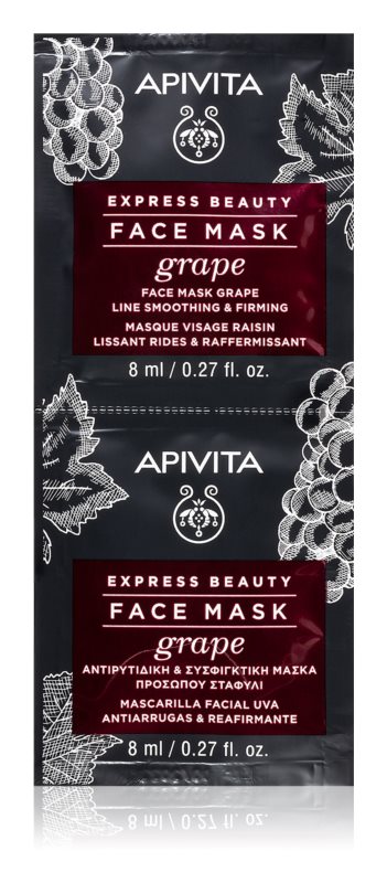 MASCARILLA FACIAL ANTIARRUGAS Y REAFIRMANTE GRAPE APIVITA