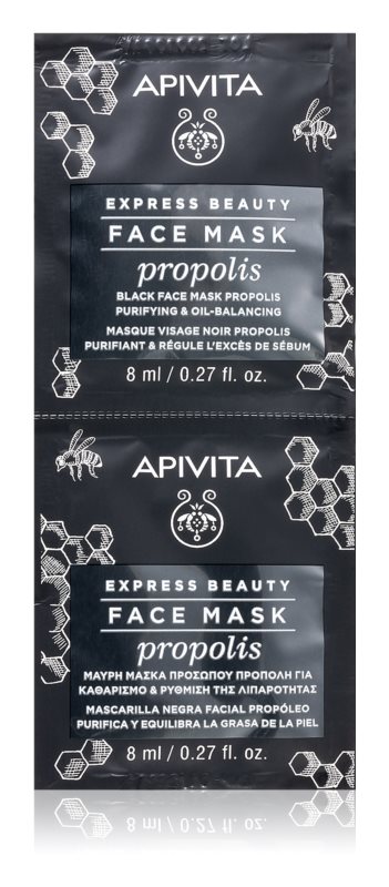 MASCARILLA FACIAL NEGRA PURIFICANTE & EQUILIBRANTE PROPOLIS APIVITA