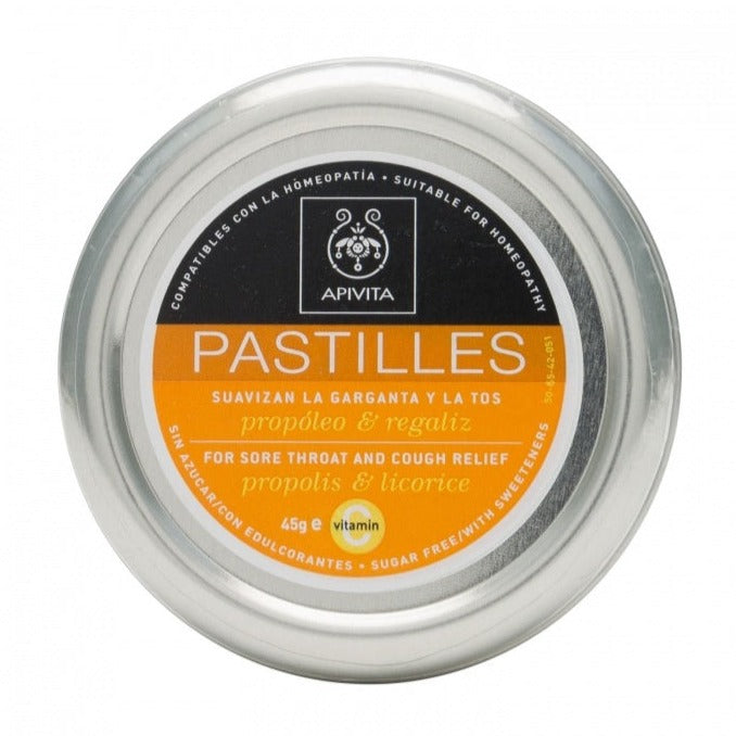 PASTILLAS PROPÓLEO Y REGALIZ 45G