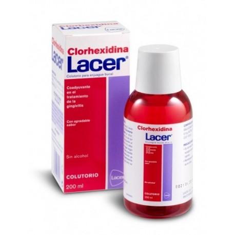 COLUTORIO GINGIVITIS CLORHEXIDINA 0,12% LACER 200 ML