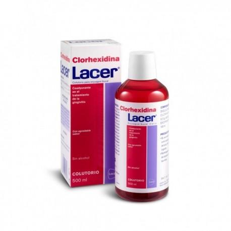 COLUTORIO GINGIVITIS CLORHEXIDINA 0,2% LACER 500 ML