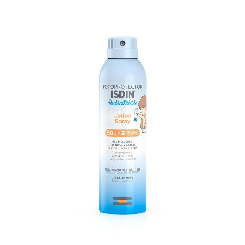 SPRAY PROTECTOR SOLAR CORPORAL PEDIÁTRICO SPF 50 LOCIÓN ISDIN 250 ML