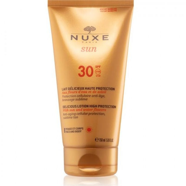 LECHE DELICIOSA ROSTRO Y CUERPO SPF 30 NUXE SUN TUBO 150 ML