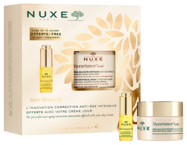 NUXE NUXURIANCE GOLD CREMA-ACEITE NUTRITIVA  50 ML + SUPER SERUM [10] 5 ML GRATIS