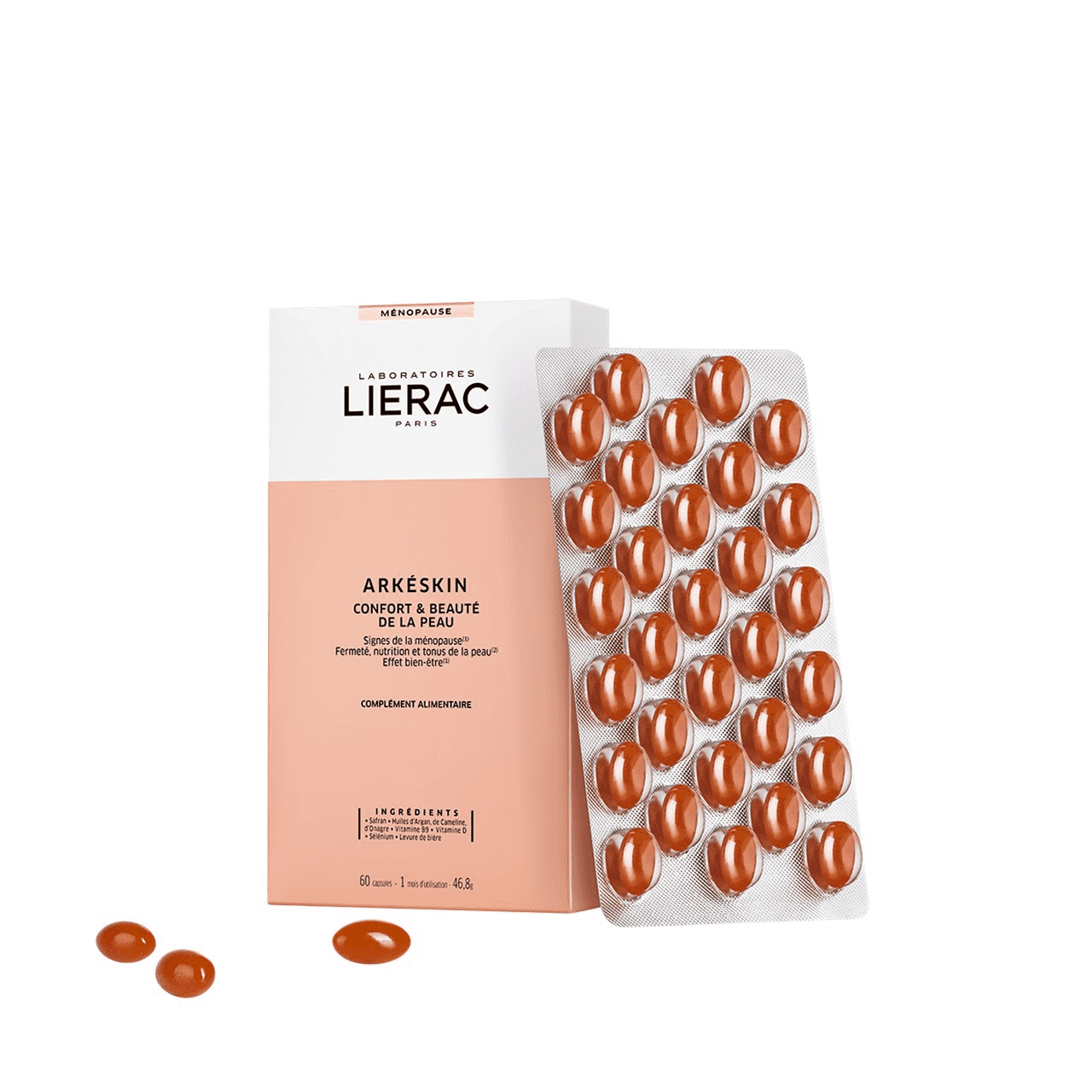 LIERAC ARKESKIN CONFORT Y BELLEZA DE LA PIEL 60 CAPSULAS